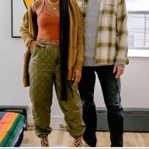 Madewell Quilted Military Pants